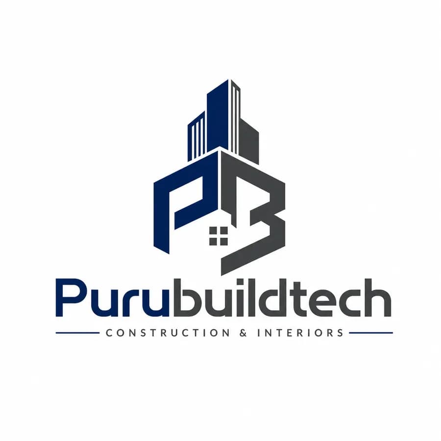 Purubuildtech logo - Construction & Interiors client of Scallar IT Solution